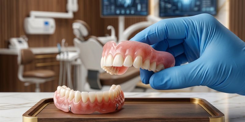 Removable dentures — natural-looking denture prosthetics